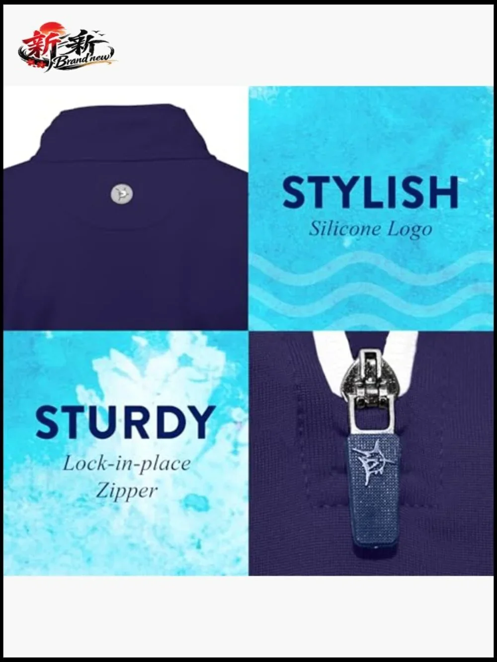 Men's 1/4 Zip Pullover - Moisture-Wicking, 4-Way Stretch Performance Sweater